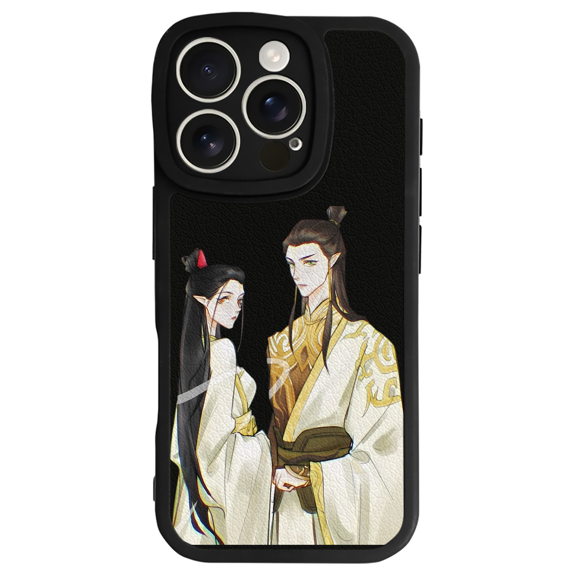 （画像用） Ne Zha 2 ナタ 魔童の大暴れ 【iPhone 16シリーズ対応】シリコンスマホケース（レザー調） 材質：シリコン